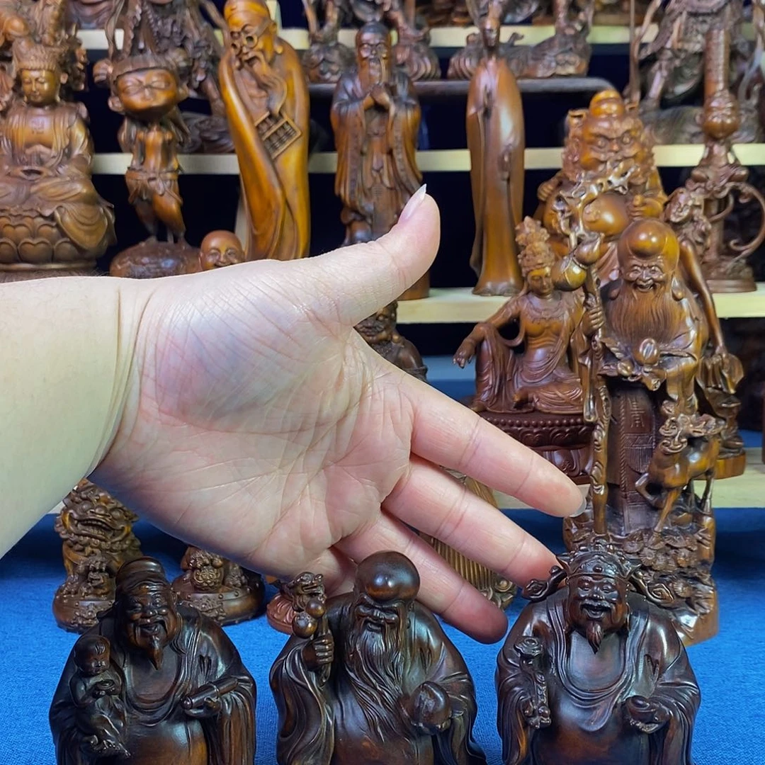 黄杨木鹤*宝小叶黄杨木工艺品