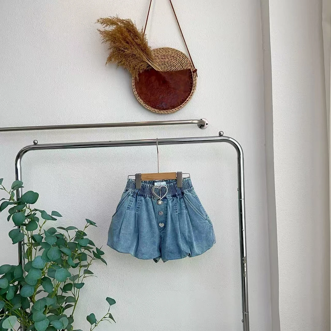 1609蛋浅蓝牛仔裙裤