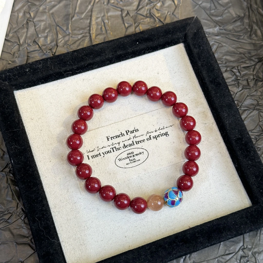 【鹿鹿朱砂 243】天然水晶原创小众设计