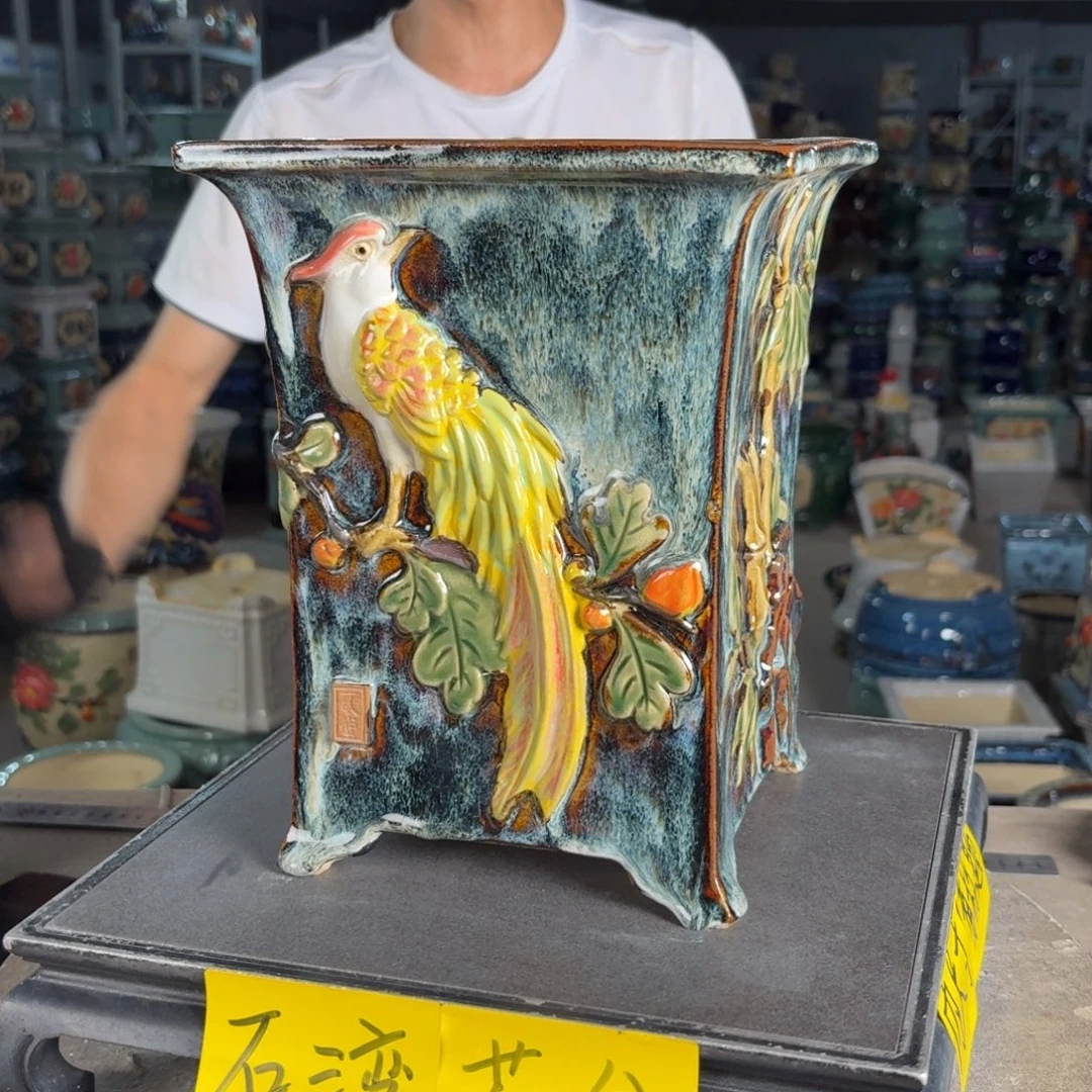 一风堂石湾花盆 内16*24