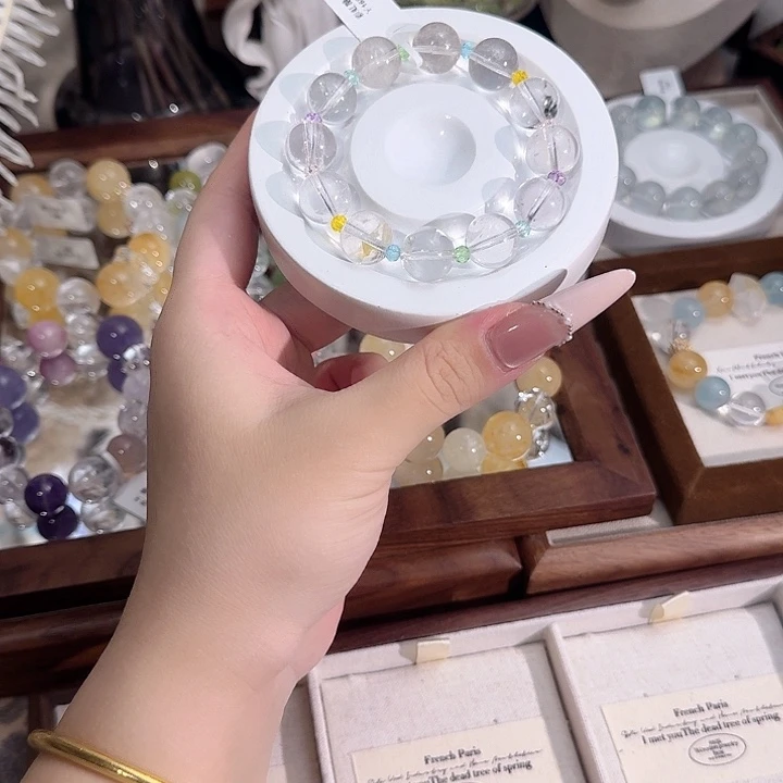 水晶手链合金天然水晶手串