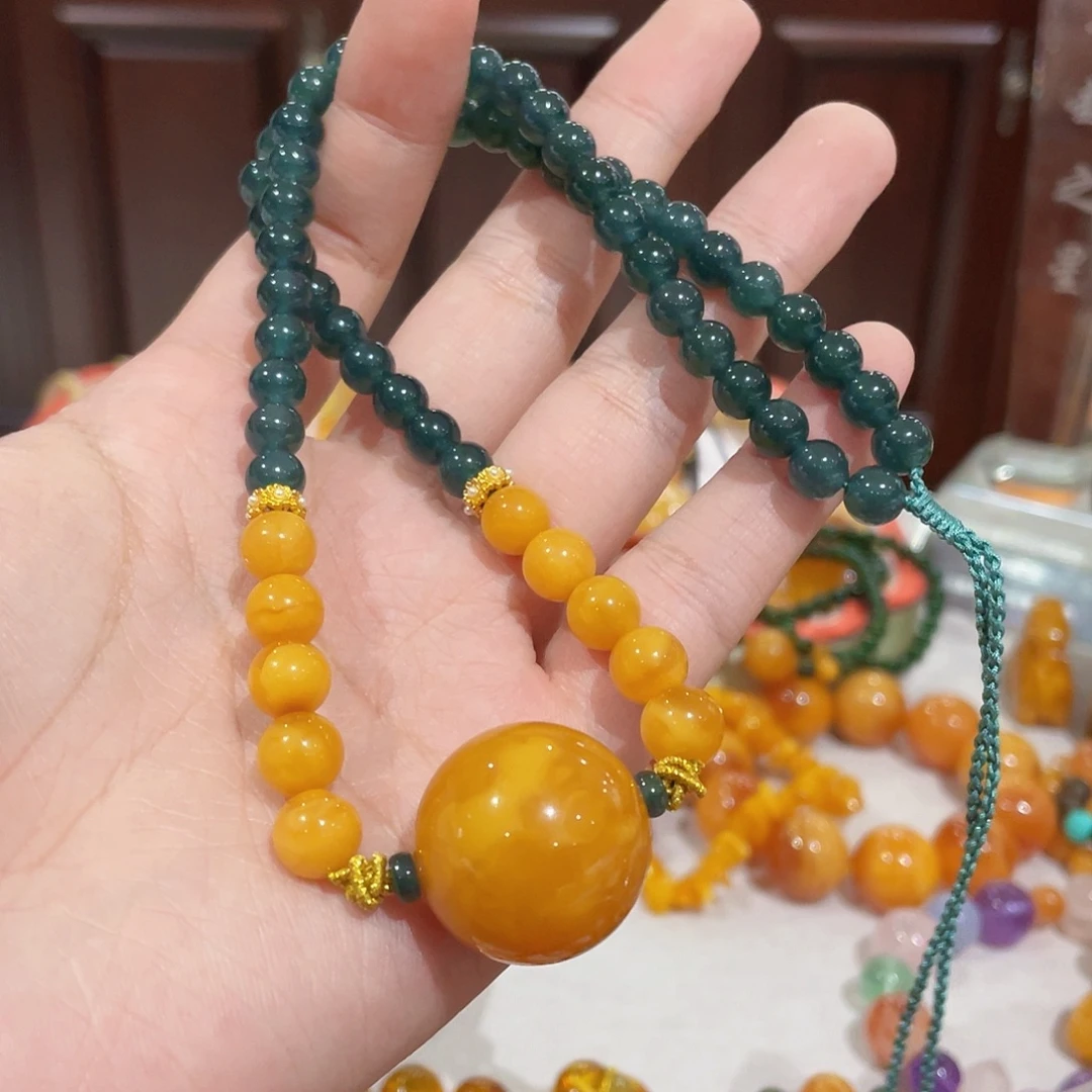 手链蜜蜡未镶嵌手串
