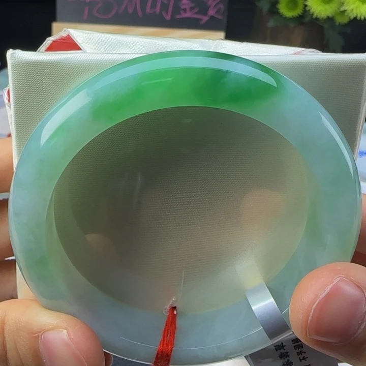 未镶嵌手镯翡翠翡翠手镯#微瑕