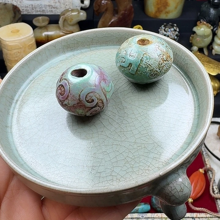 雨***虹瓷片瓷器瓷器的制作工艺