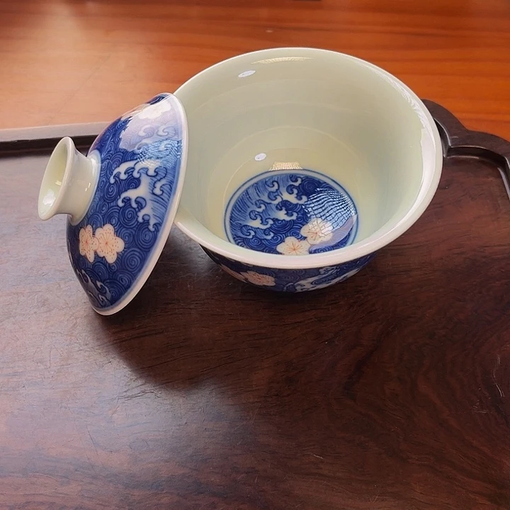 杯子九曰陶手工手绘茶具