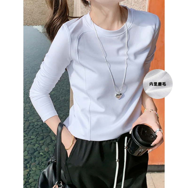 美洋MEIYANG 括弧长袖T【商场同款】 可耐丽莱赛尔抗静电U
