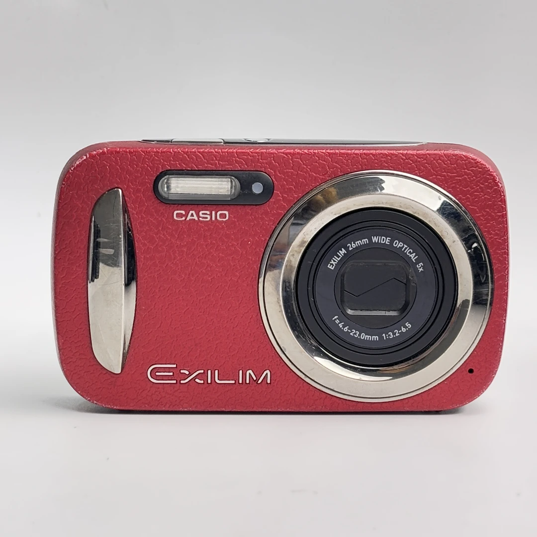 95新 Casio/卡西欧 n20红色1600w像素5倍光学变焦ccd相机