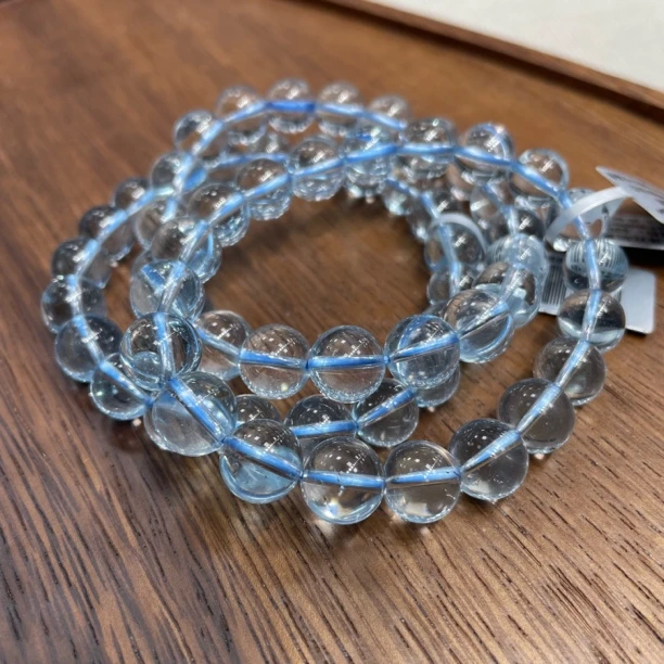 【书记甄选】天空之净托帕单圈手链 多样式发一9mm+ gxl402