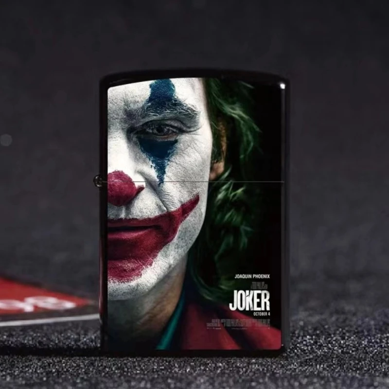 小丑打火机卡通动漫煤油打火机磨砂创意打火机高颜值网红款潮流