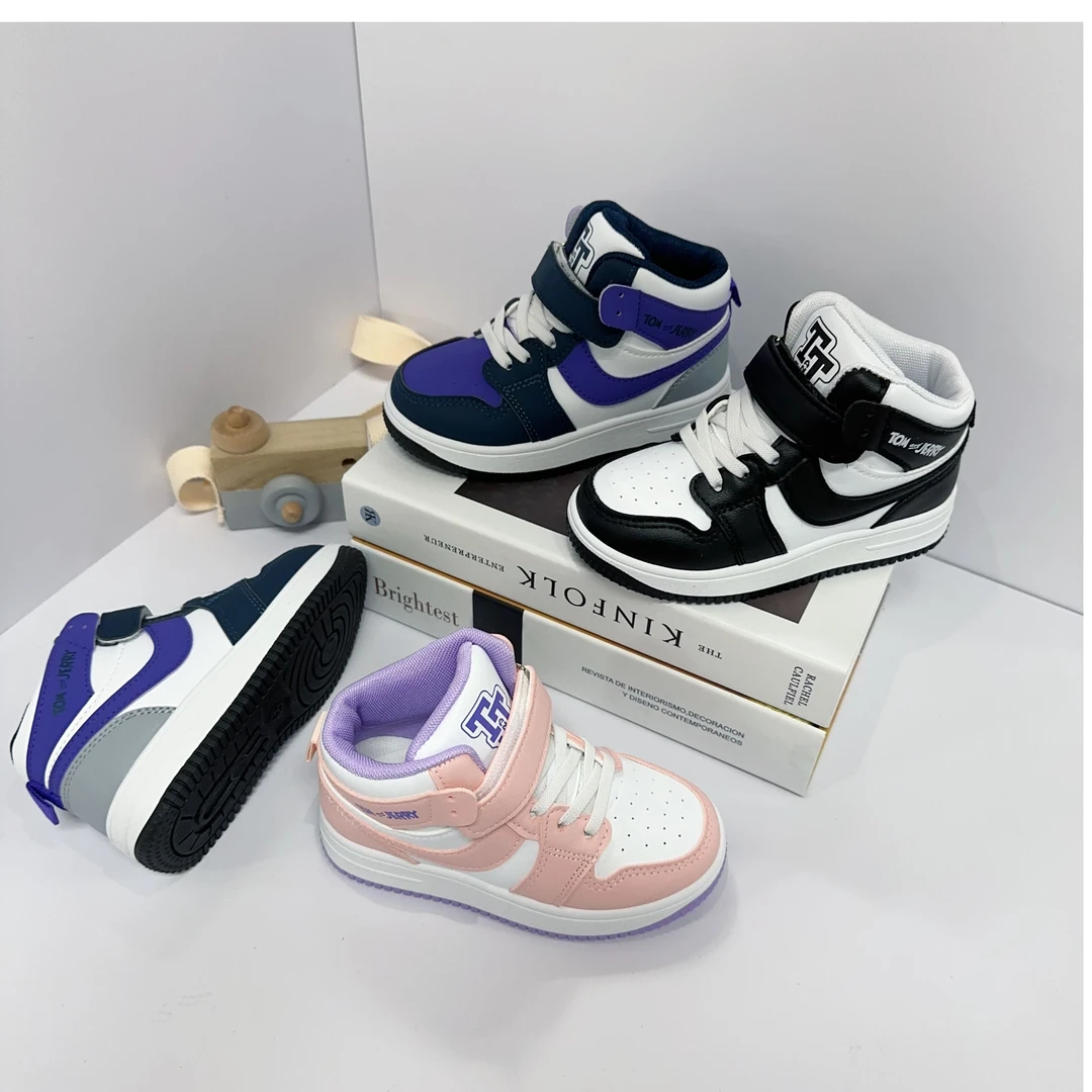 【小芭专属】31086秋季新款高帮软底时尚百搭秋冬舒适板鞋中大