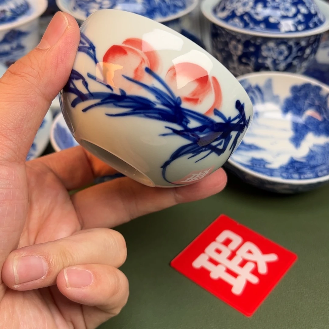 陶瓷抖音闪购纯手工手绘180