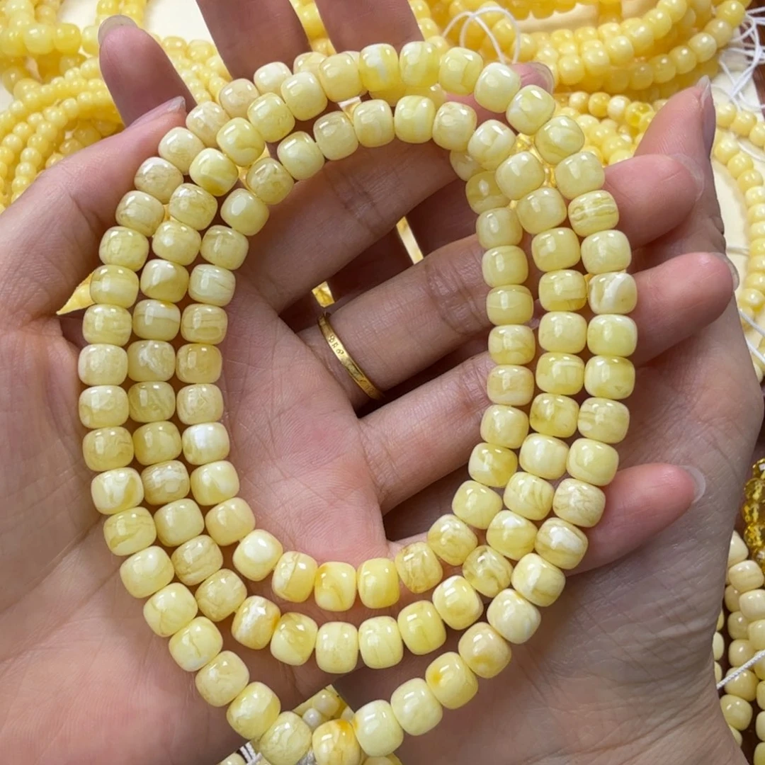 琥珀未镶嵌颈饰琥珀蜜蜡