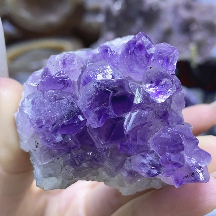 未镶嵌珠宝半成品水晶紫晶块