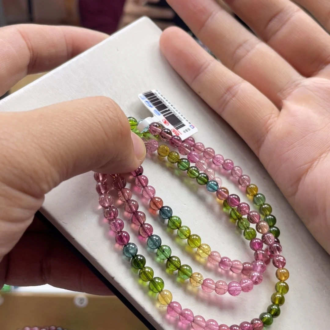 碧玺手串未镶嵌4.8mm.mmmmmmmmm