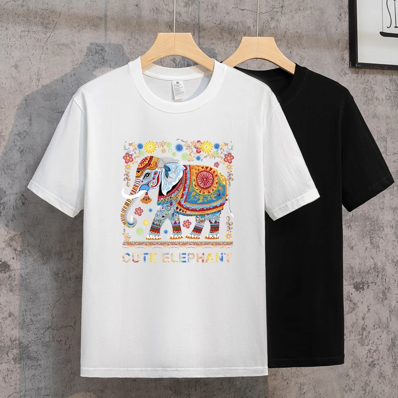 潮流重磅纯棉短袖T恤圆领ins国潮男士潮牌上衣百搭宽松男装休闲