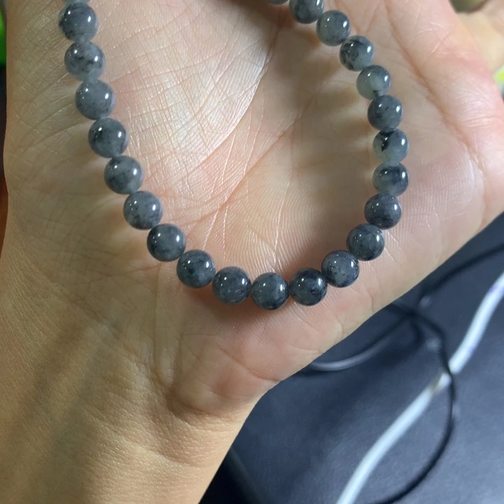 定制翡翠未镶嵌翡翠珠串卡6.3不退不换