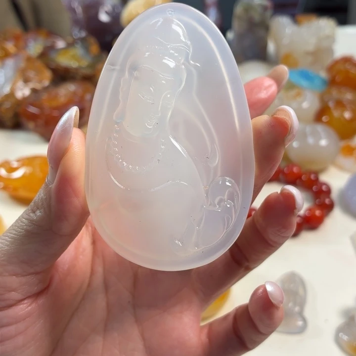 玛瑙/玉髓未镶嵌吊坠(不含链)