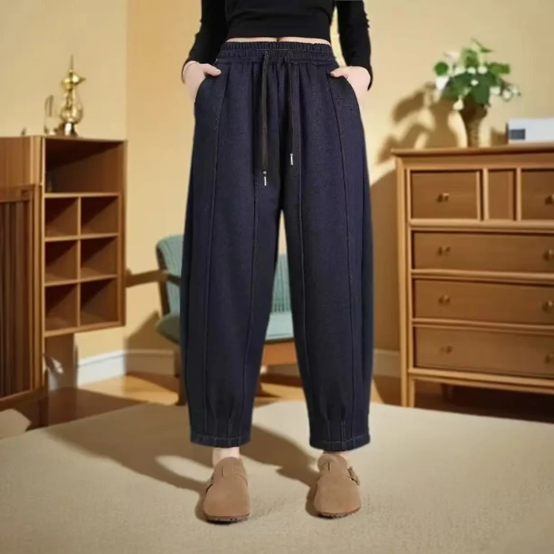 【春英专属】纯色哈伦休闲裤时尚气质设计师