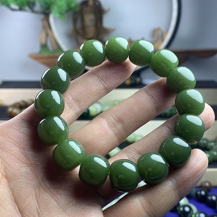 和田玉未镶嵌手串