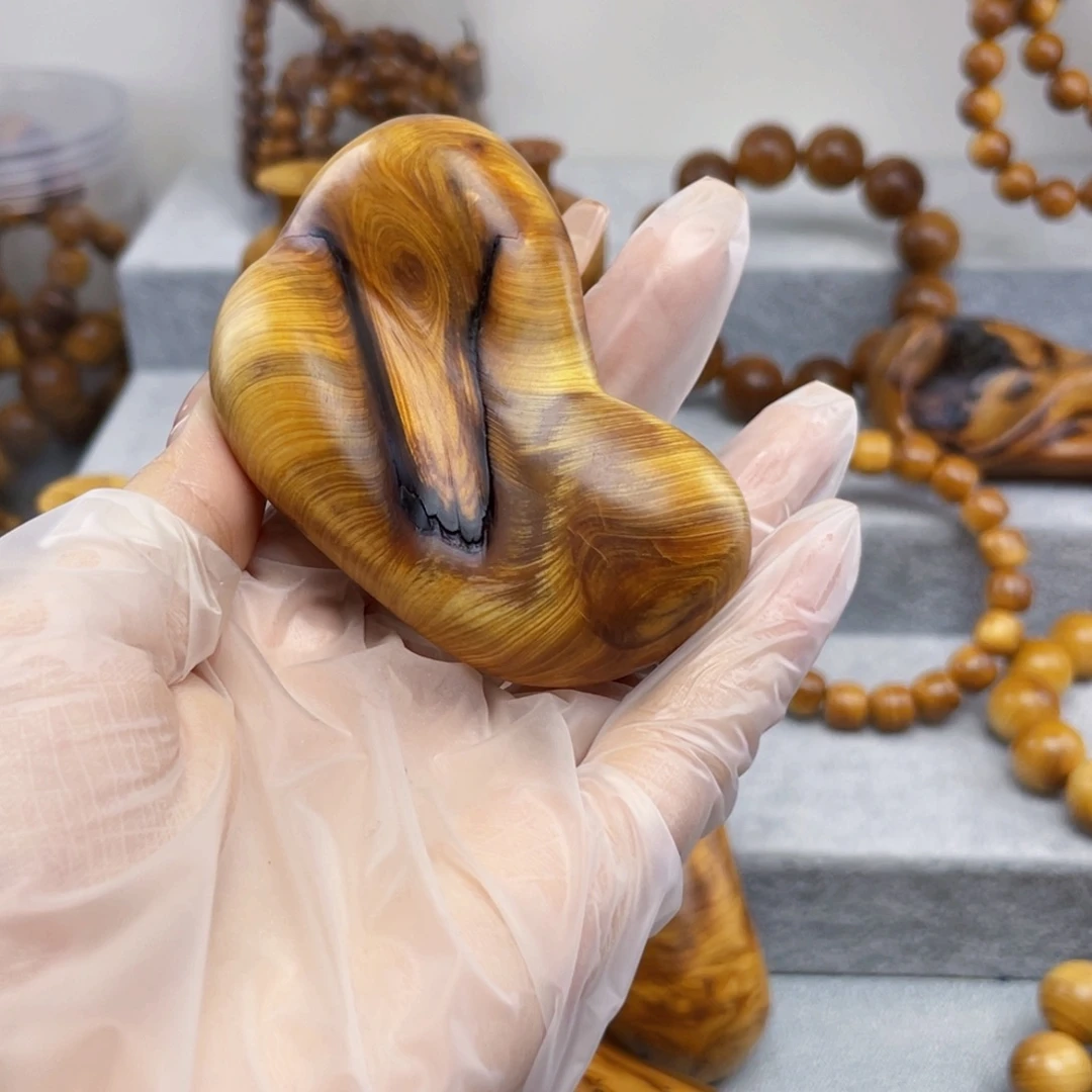 柏木（崖柏）太行崖柏手把件