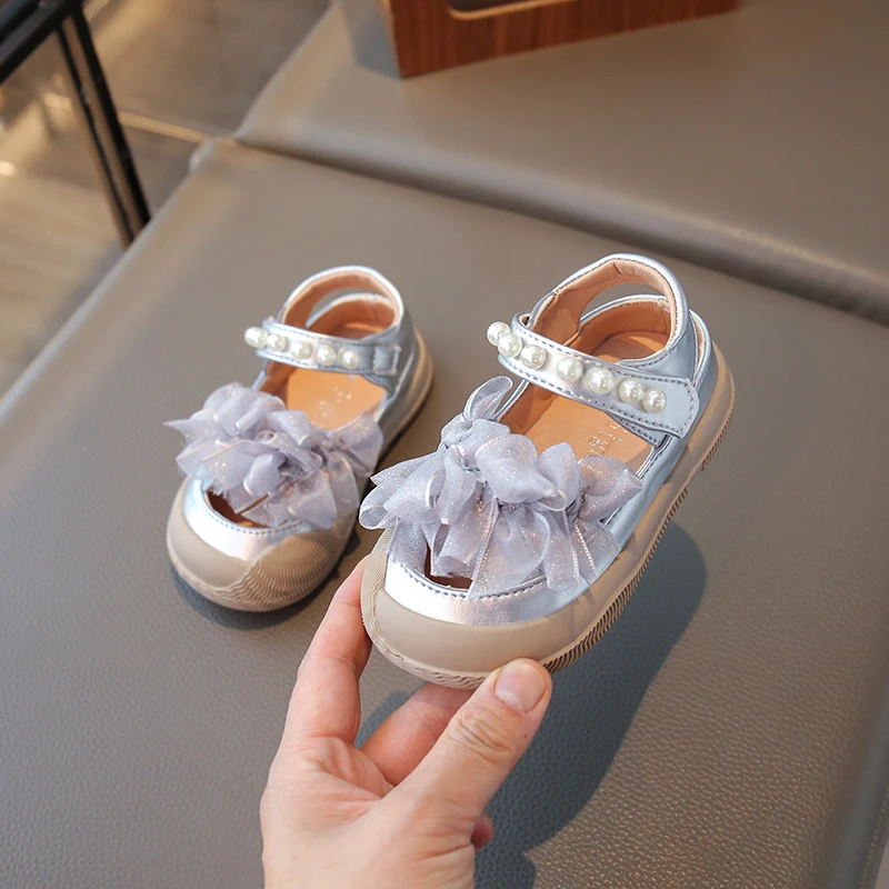 包头单鞋小女孩沙滩鞋时尚小童防滑大底女童凉鞋夏季童鞋鞋子女