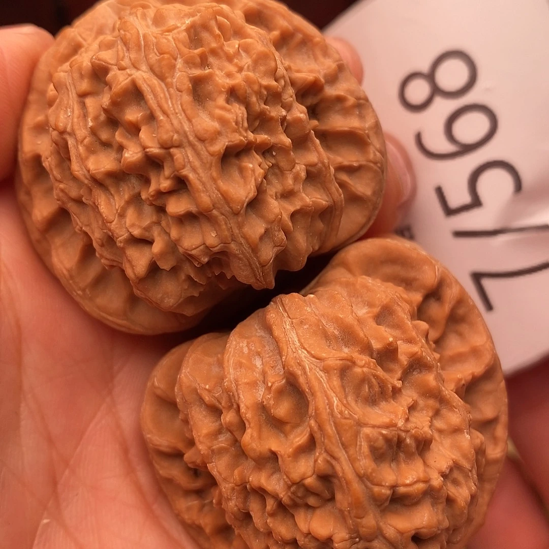 文玩核桃把件43白狮子