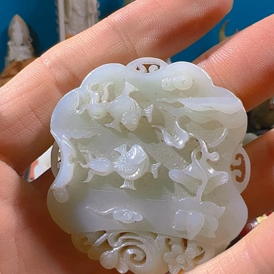 和田玉（糖玉）未镶嵌挂件