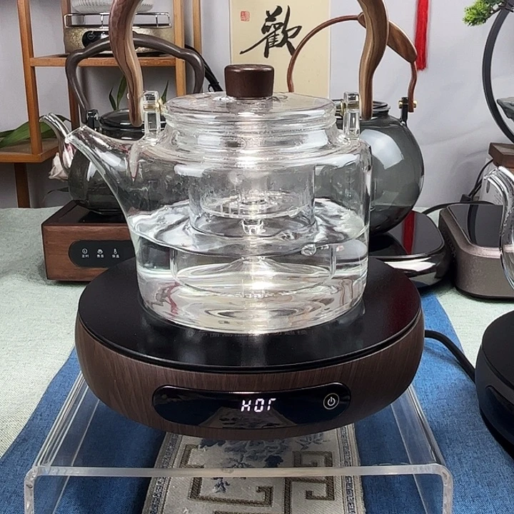 1100毫升煮茶壶加木纹炉