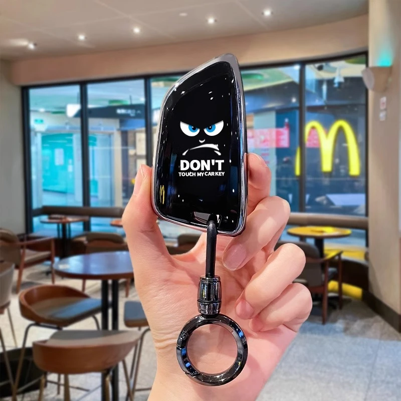 适用宝马钥匙套3系320li女5系530车7系1系x1x3x5x2x4x6刀锋壳包扣