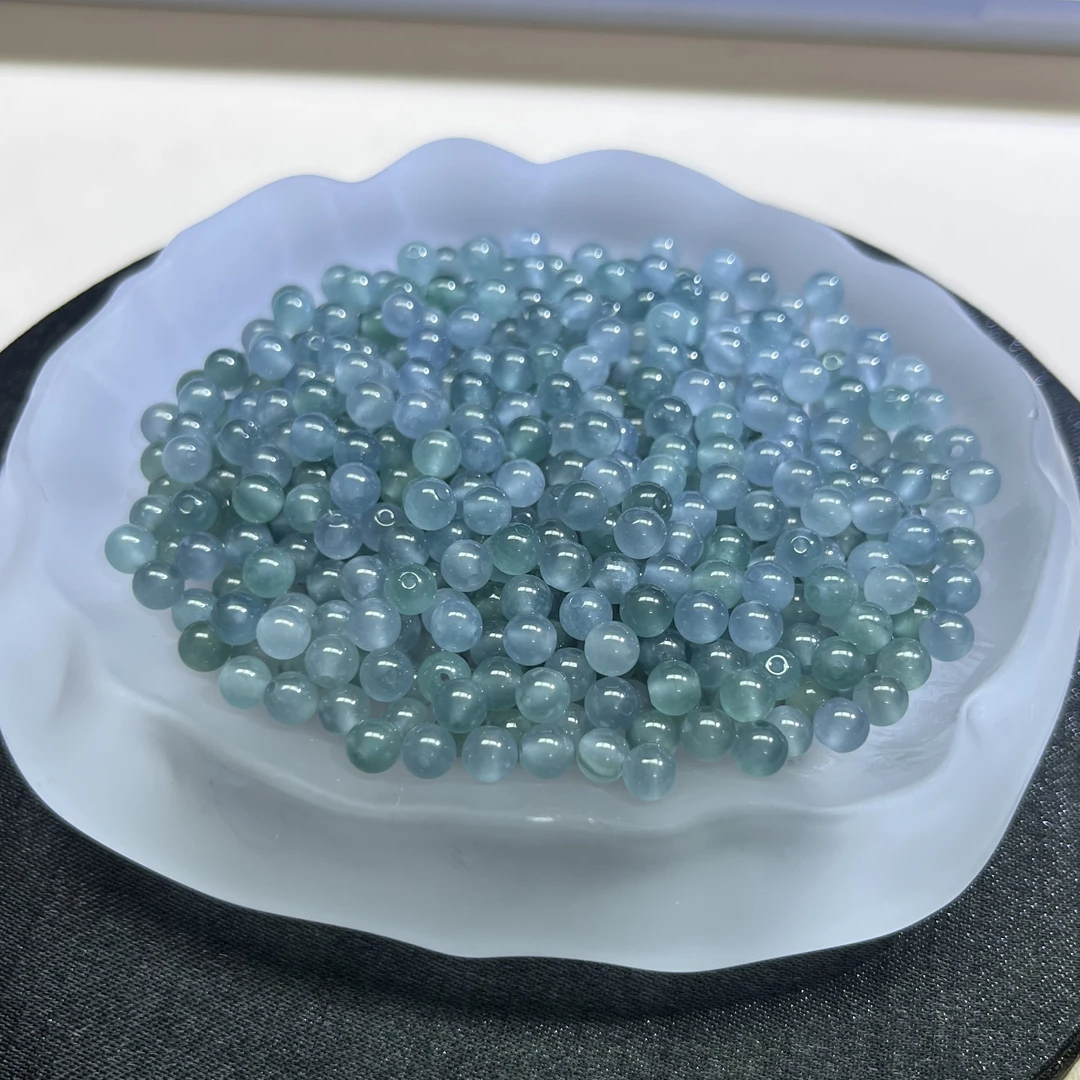 翡翠圆珠卡4mm饰品多样性发货