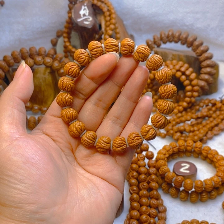 吊坠桃核金蟾籽单圈