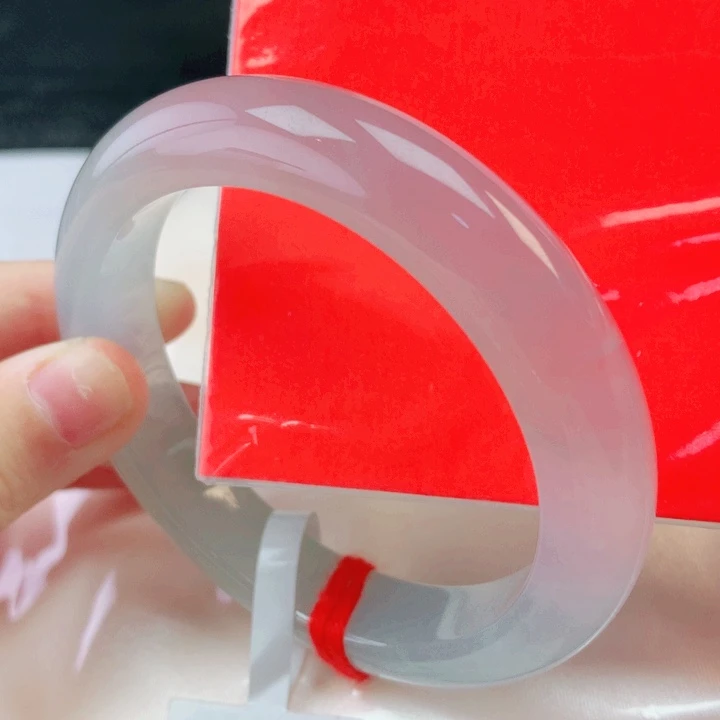 翡翠未镶嵌手镯57圈