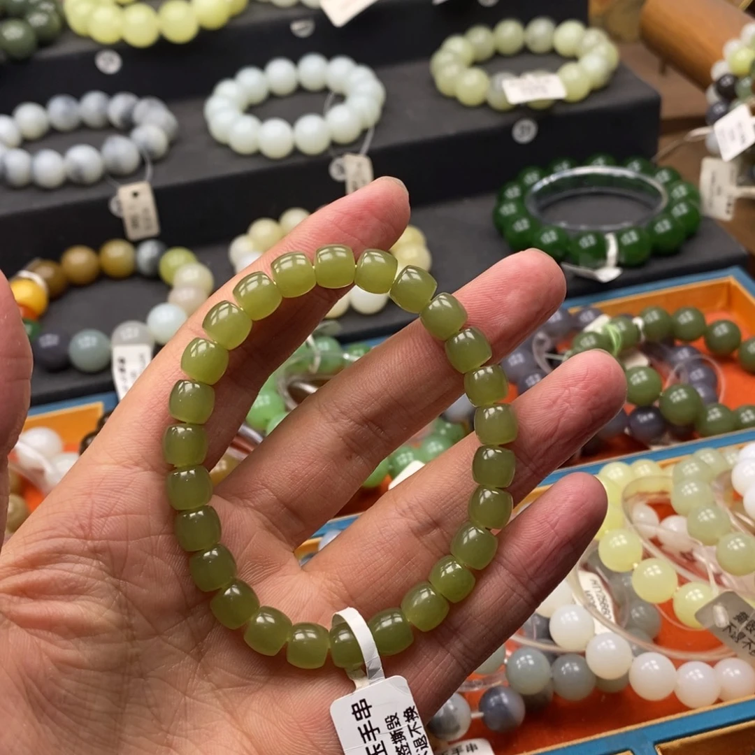 和田玉未镶嵌手链