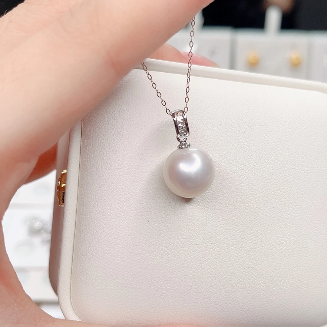 合金淡水珍珠吊坠(赠链)