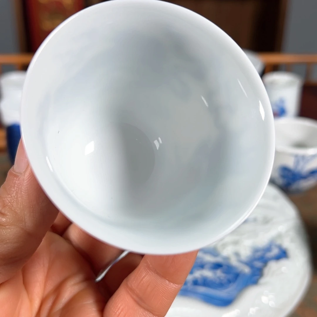 【闪购商品】都府堂微瑕狮子铃铛杯。