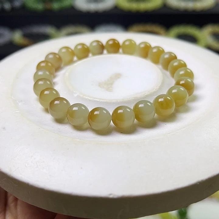 和田玉未镶嵌手串