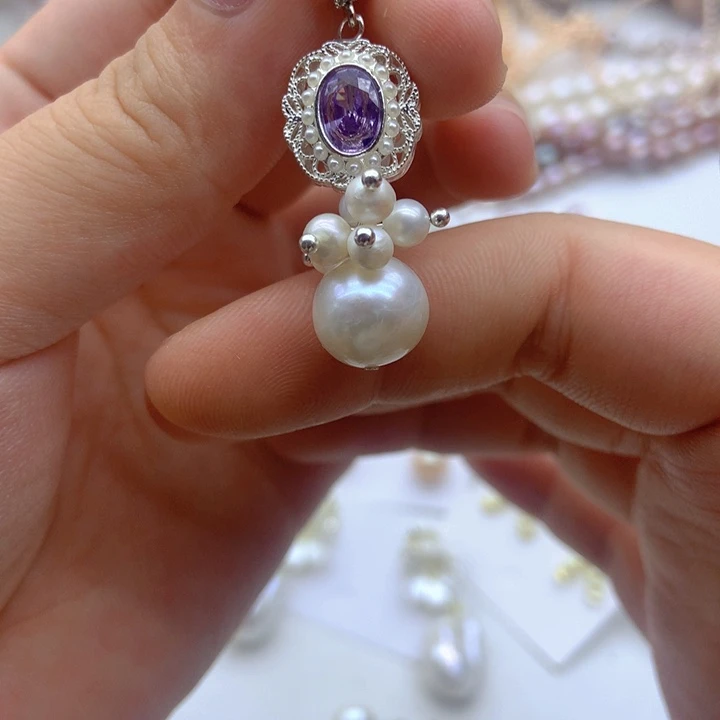 颈饰未镶嵌淡水珍珠