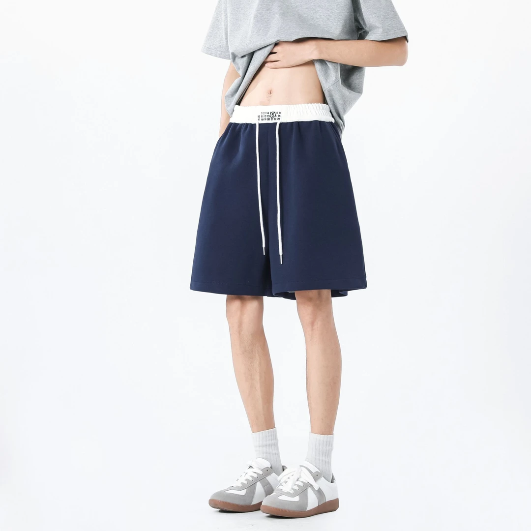 NNEFC夏季美式马吉拉新款男女百搭潮牌纯色短裤宽松休闲舒适运动