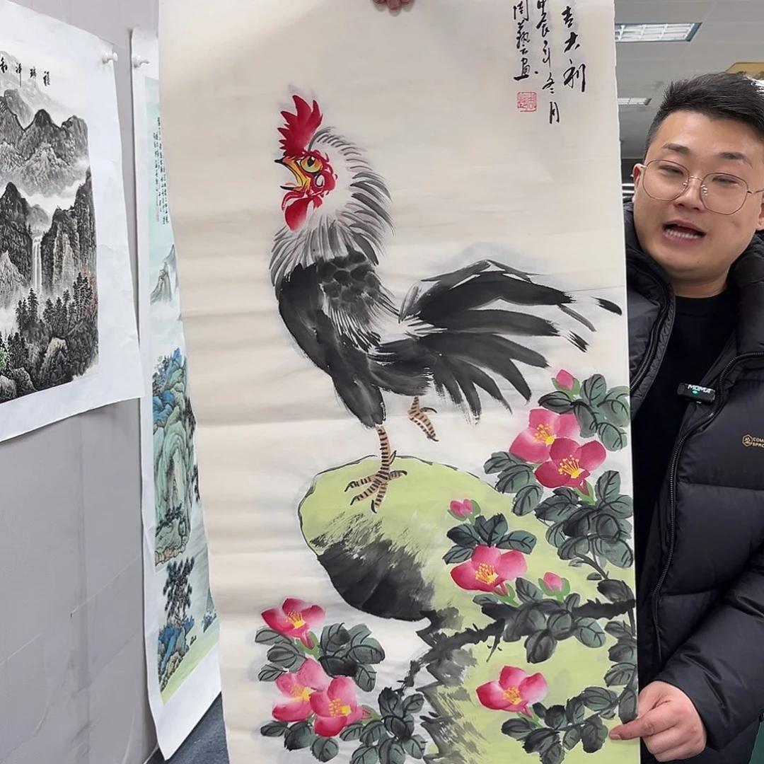 国画宣纸国画作品纯手绘