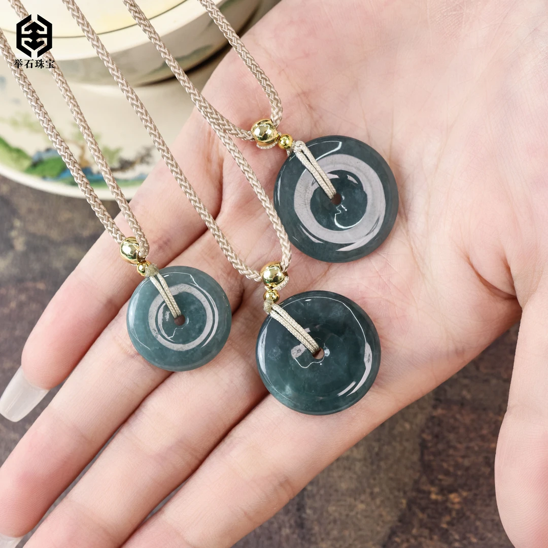 【举石珠宝】T0705-688-36翡翠吊坠(一件/多样性发/约15*2mm+）Y