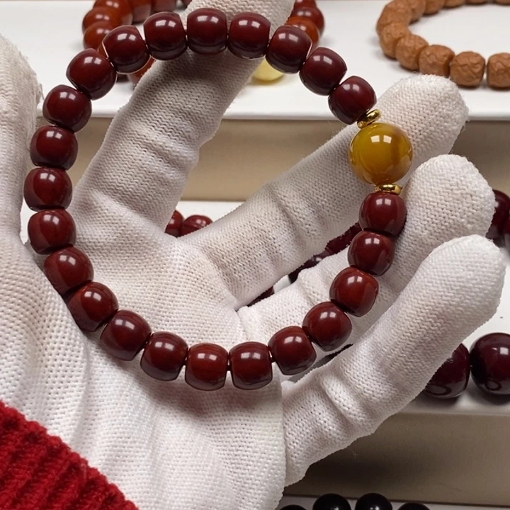 核桃手串/手链丁*猴头雕刻