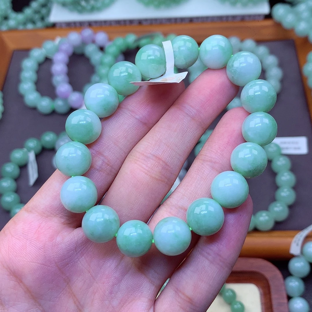 翡翠未镶嵌毛衣链