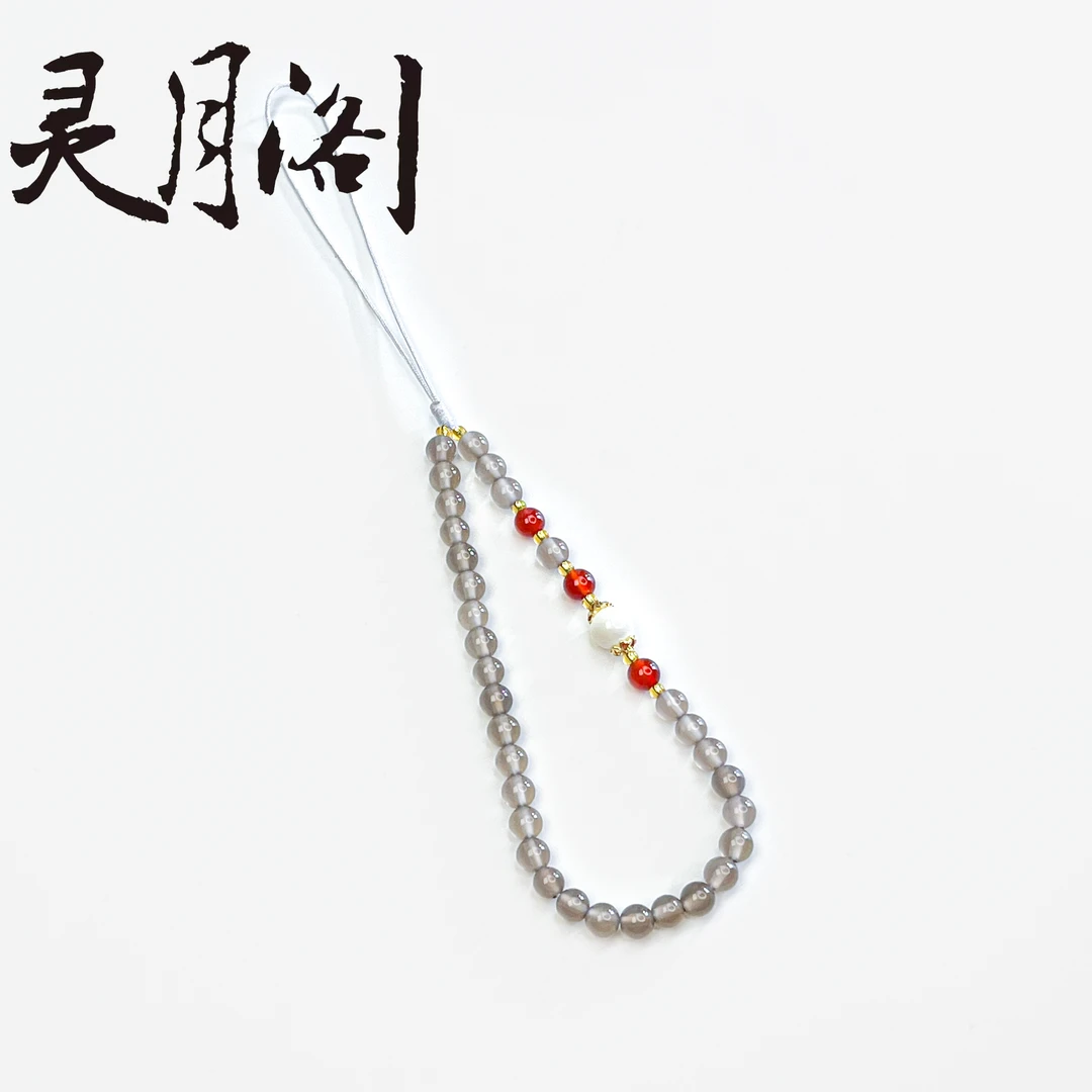 灰玛瑙圆珠雾砂手持6mm FYC-C180