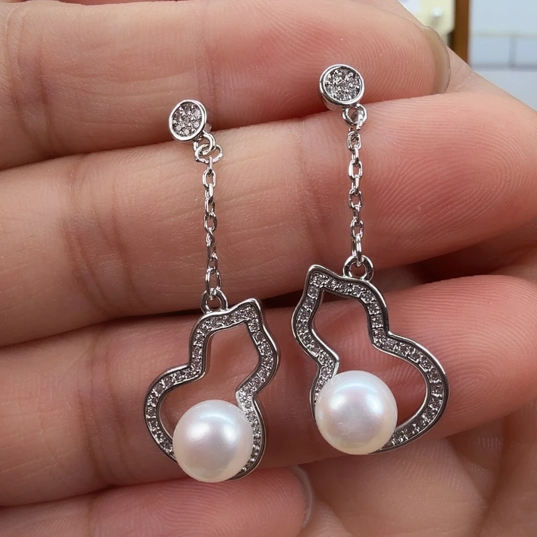 未镶嵌淡水珍珠耳饰