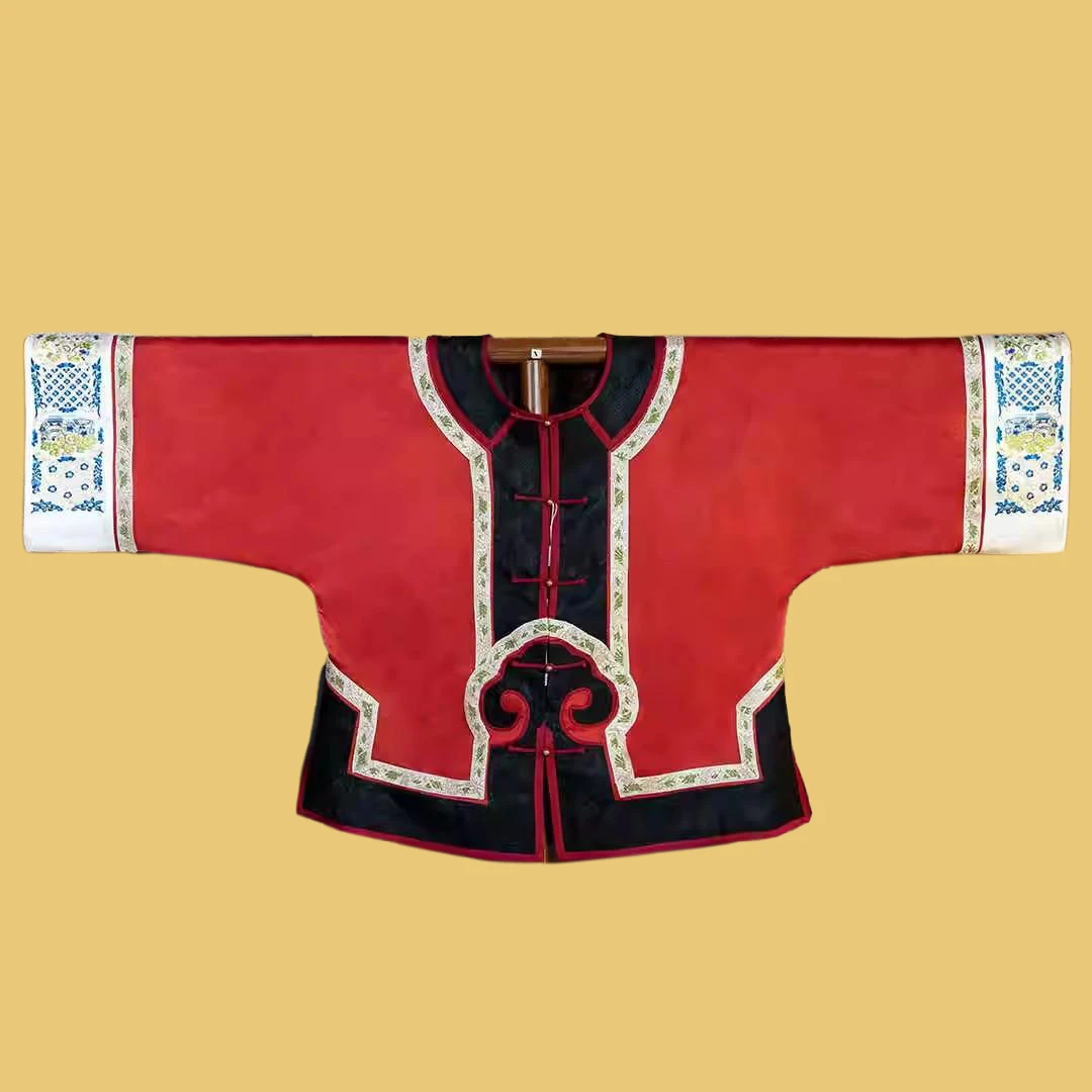 【清平乐】香云纱国风手推绣花外套