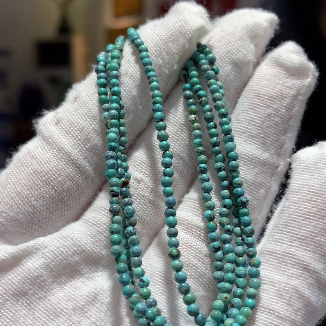 未镶嵌绿松石长链