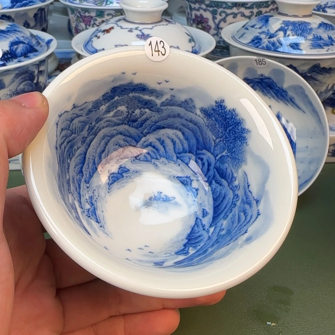 景德镇纯手工手绘茶具143