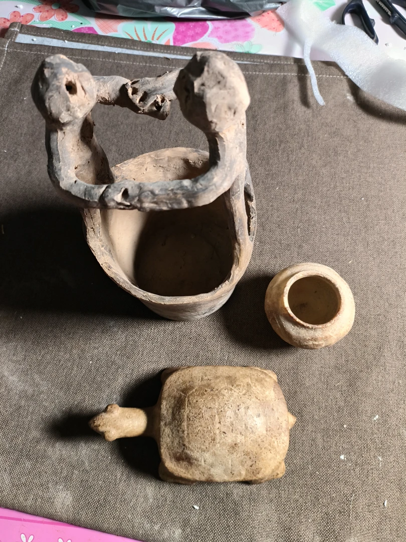 河磨奇石罐子型器型件