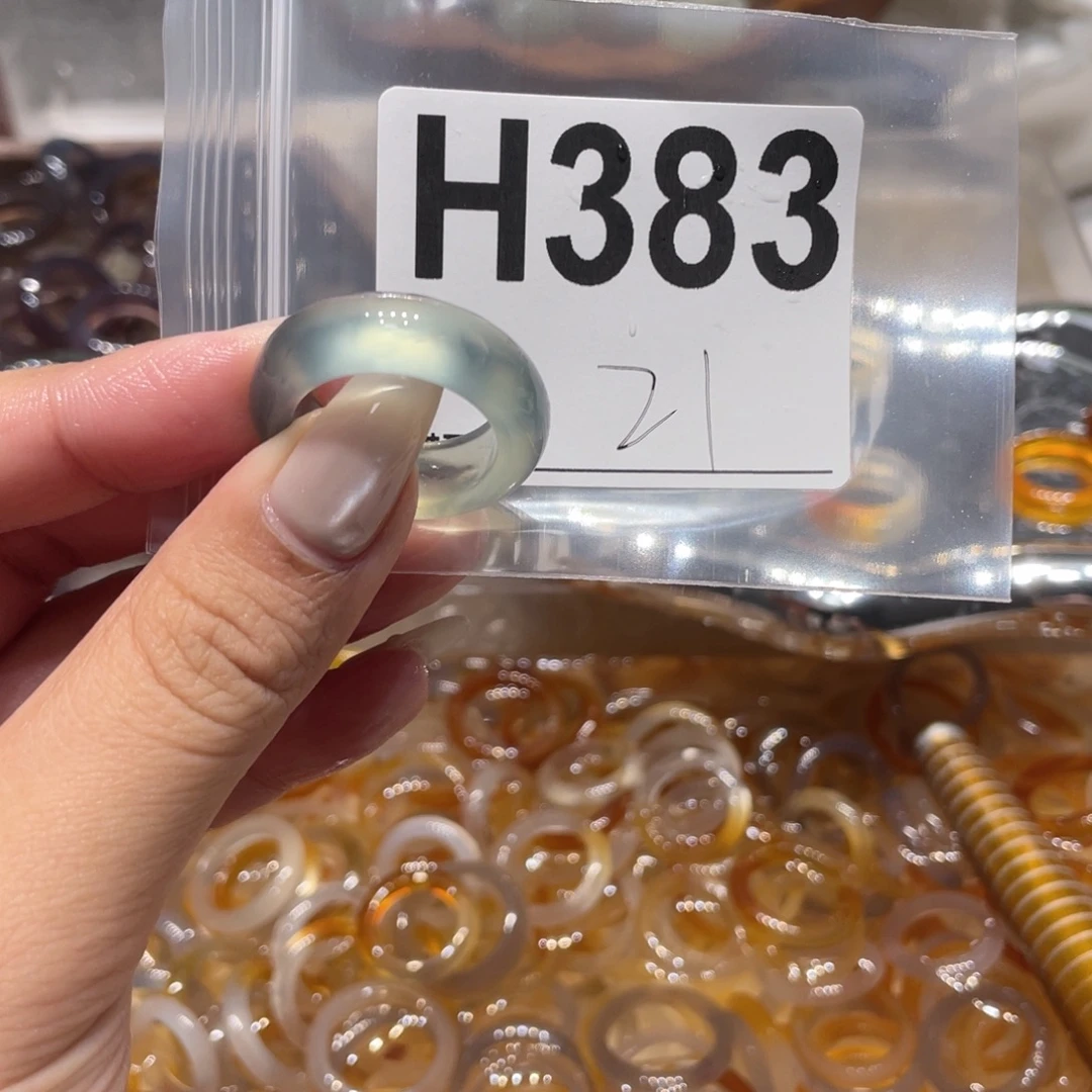 玛瑙/玉髓未镶嵌戒指383