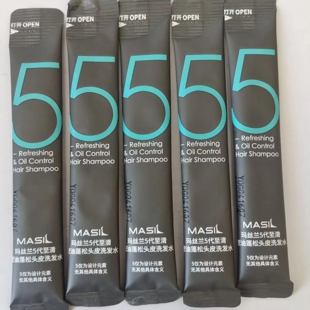 玛丝兰5代至清控油蓬松头皮洗发水8g*9条/盒